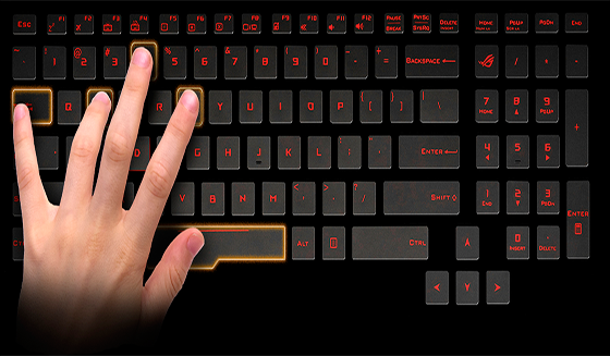 keyboard backlit asus rog g752